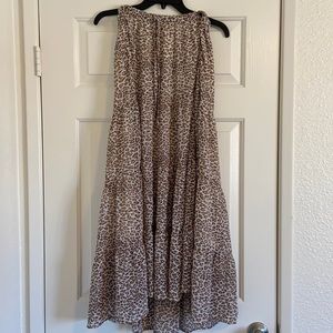 Aerie Animal Print Maxi Skirt